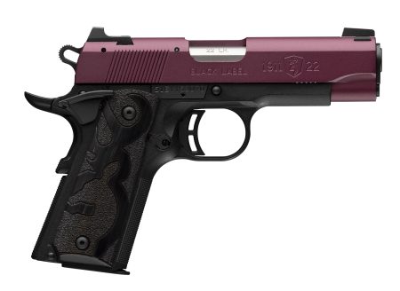Browning - Browning 1911-22 Black Label .22 LR Semi-Auto Pistol with Black Cherry Cerakote Finish