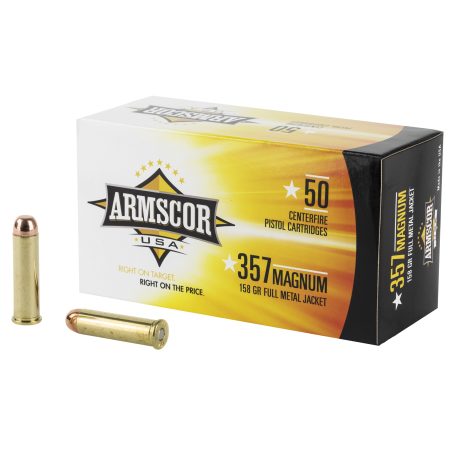 Armscor - Armscor 357 Magnum 158-Grain FMJ Ammunition - 50 Round Box | FAC357-6N