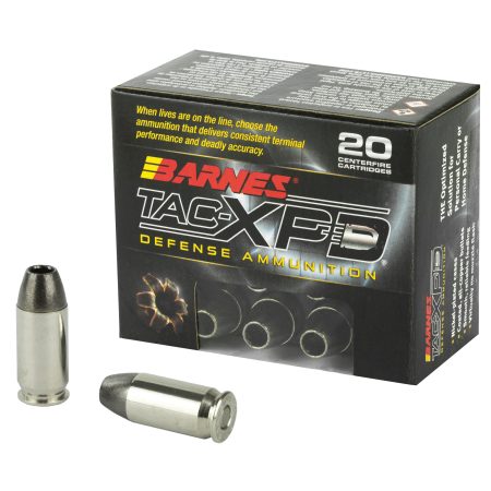 Barnes - Barnes TAC-XPD .45 ACP 185 Grain Hollow Point Ammunition - 20 Rounds Per Box