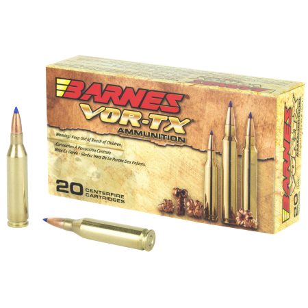 Barnes - Barnes VOR-TX 243 Winchester 80 Grain Tipped Triple Shock X Ammunition - 20 Rounds