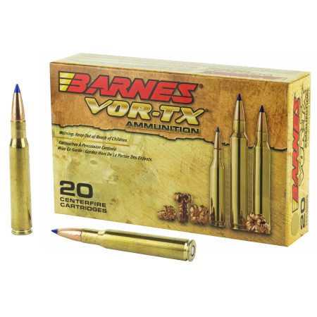 Barnes - Barnes VOR-TX .30-06 Springfield 168 Grain Tipped Triple Shock X Ammunition - 20 Rounds