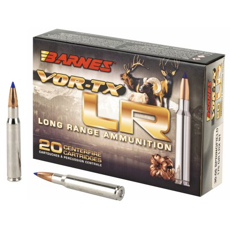 Barnes - Barnes VOR-TX Long Range 30-06 Springfield 175 Grain LRX Ammunition - 20 Rounds Per Box