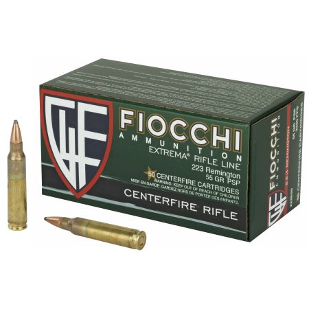 Fiocchi Ammunition - Fiocchi Ammunition 223 Remington 55-Grain Pointed Soft Point - Model Fiocchi Rifle