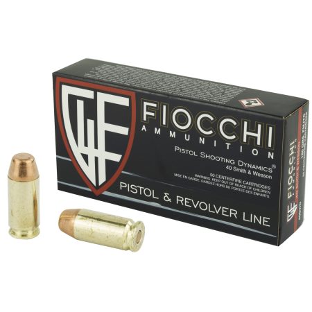 Fiocchi Ammunition - Fiocchi Ammunition 40 S&W 180 Grain FMJ Centerfire Pistol - 50 Rounds per Box