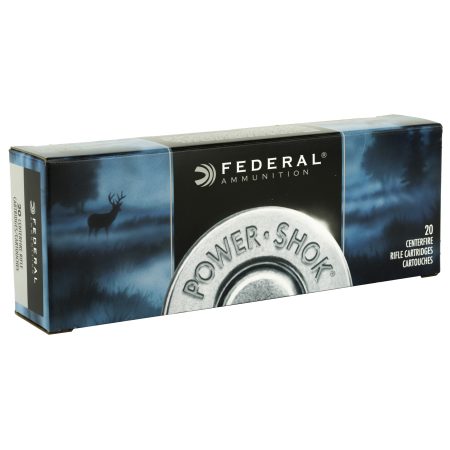 Federal - Federal PowerShok 270 Winchester Short Magnum Soft Point Ammunition - 130 Grain, Box of 20