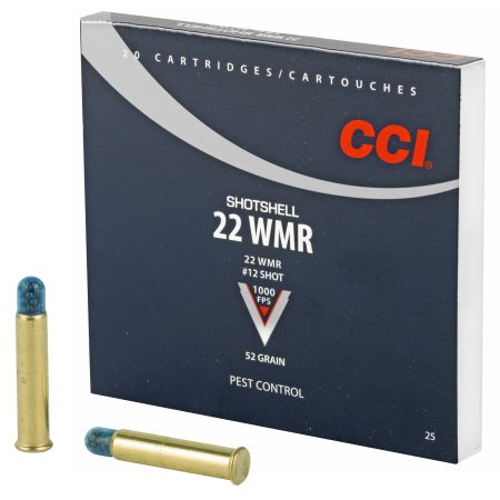 CCI Ammunition - CCI Ammunition 22 WMR Shotshell – 52 Grain, 20 Rounds