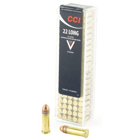CCI Ammunition - CCI Ammunition 22 Long Copper Plated Round Nose - Reliable Target and Plinking Ammo