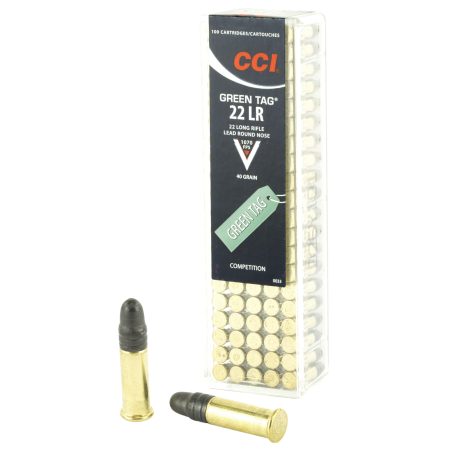 CCI Ammunition - CCI Ammunition 33 Competition .22 LR Lead Round Nose Ammo, 40 Grain, 100 Rounds per Box