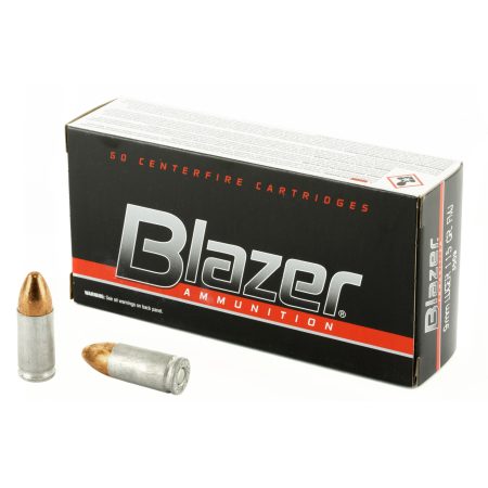 Blazer Ammunition - Blazer Ammunition 9mm 115 Grain FMJ - Reliable Practice & Target Shooting