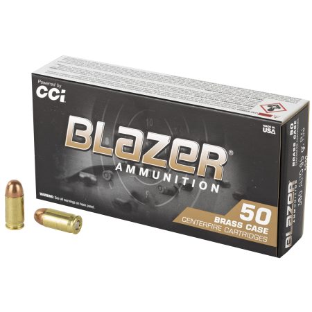 Blazer Ammunition - Blazer Brass 380 ACP 95 Grain Full Metal Jacket Ammunition - 50 Rounds