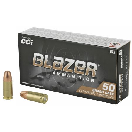 Blazer Ammunition - Blazer Ammunition Brass 9mm 147 Grain FMJ - Reliable Target Shooting Ammo