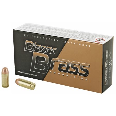 Blazer Ammunition - Blazer Ammunition BLAZER BRASS 40 S&W 165-Grain FMJ – Reliable Full Metal Jacket Ammo for Target and Range Use