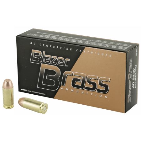 Blazer Ammunition - Blazer Ammunition BLAZER BRASS 40 S&W 180-Grain FMJ - Box of 50, Case of 1000