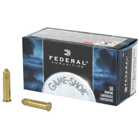 Federal - Federal GameShok .22 LR Rimfire Shotshells – Reliable Small Game Ammunition, 50 Rounds per Box