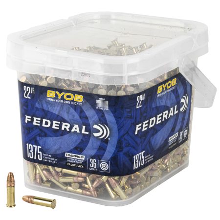 Federal - Federal BYOB Rimfire Buckets and Bottles in 22 LR - 36 Grain Hollow Point, 2750 Rounds