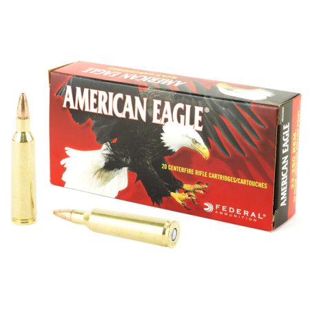Federal - Federal American Eagle .22-250 Remington 50 Grain Hollow Point Ammunition, Box of 20