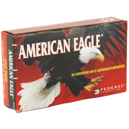 Federal - Federal American Eagle .223 Remington 62-Grain FMJ Rifle Ammo (20 Rounds per Box, 500 per Case)