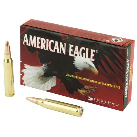 Federal - Federal American Eagle .223 Remington 75 Grain Total Metal Jacket Rifle Ammunition (20 Rounds per Box)