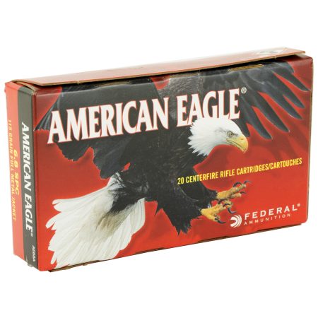 Federal - Federal American Eagle 6.8 SPC 115 Grain Full Metal Jacket Ammo - Box of 20 Rounds