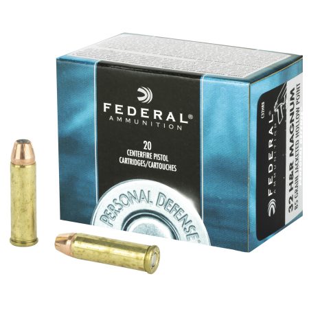 Federal - Federal Personal Defense .32 H&R Magnum 85 Grain Jacketed Hollow Point Ammunition (20 rounds per box, 500 per case)