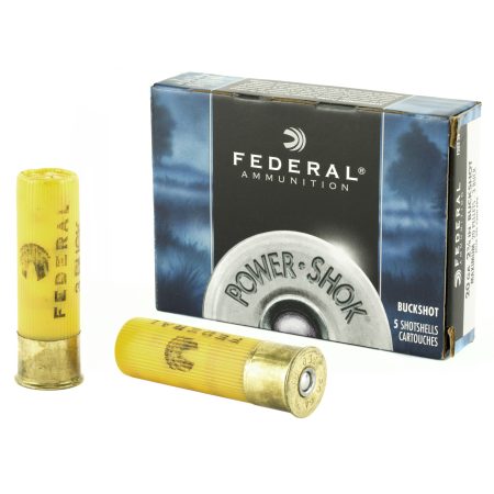 Federal - Federal PowerShok 20 Gauge 2.75 inch Buckshot - 3 Buckshot, Max Dram, 250 Rounds