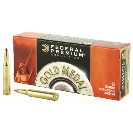 Federal - Federal Gold Medal 223 Remington 77 Grain Boat Tail Hollow Point Ammunition (Part No. GM223M3)
