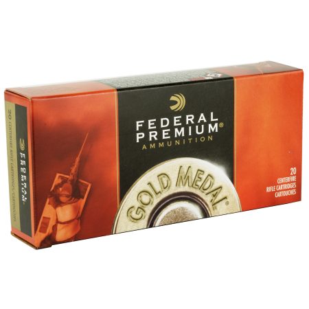Federal - Federal Gold Medal 338 Lapua 250 Grain Boat Tail Hollow Point Rifle Ammunition - Precision Match-Grade Performance for Long-Range Shooting