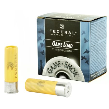 Federal - Federal Game Load 20 Gauge Shotshell – 2 3/4 Inch, 7.5 Shot, 0.875 Oz, Pack of 25