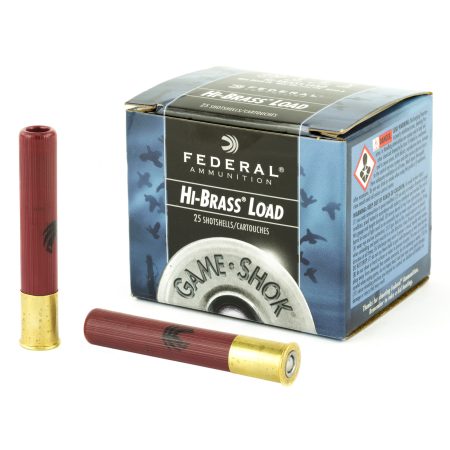 Federal - Federal GameShok Upland Hi-Brass Shotshells for 410 Bore - 3 Dram, #5 Shot, 0.6875 oz, 25 per Box