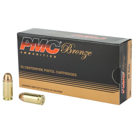PMC Ammunition - PMC Ammunition Bronze 45 ACP 230-Grain Full Metal Jacket - 50 Rounds per Box