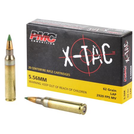 PMC Ammunition - PMC Ammunition XTAC 556 NATO 62-Grain Green Tip 20 Rounds Box