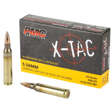 PMC Ammunition - PMC Ammunition PMC XTAC 556 NATO 55 Grain FMJ Boat Tail - 20 Rounds per Box