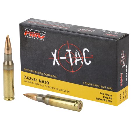 PMC Ammunition - PMC Ammunition XTAC 762 NATO 147 Grain Full Metal Jacket