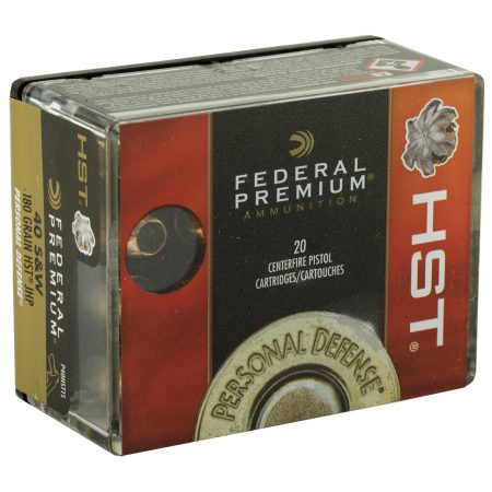 Federal - Federal Premium HST 40 S&W 180-Grain Hollow Point Ammunition - 20 Rounds
