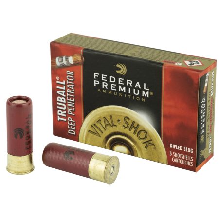 Federal - Federal Premium 12 Gauge 2.75-inch TruBall Deep Penetrator Slug - Precision Hunting Ammunition