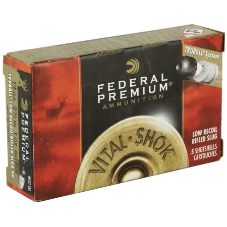 Federal - Federal Premium TruBall 12 Gauge 2.75-inch Low Recoil Slug – Box of 5