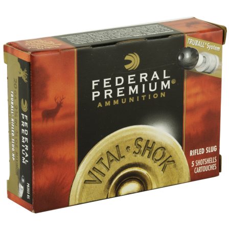 Federal - Federal Premium 20 Gauge 2.75-inch TruBall Rifled Slug – Pack of 5