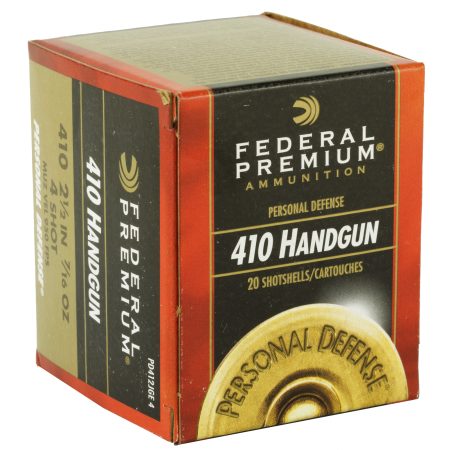 Federal - Federal Premium .410 Bore 2.5-inch #4 Shot Load – Reliable Self-Defense Ammunition