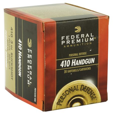 Federal - Federal Premium .410 Bore 3-Inch 000 Buckshot Shotshells – Reliable Self-Defense Ammunition