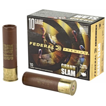 Federal - Federal Premium Grand Slam 10 Gauge 3.5-inch #4 Shotshell – 2 oz, Pack of 10