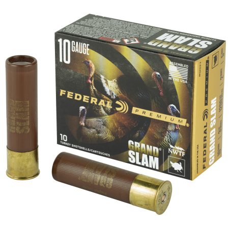Federal - Federal Premium Grand Slam 10 Gauge 3.5-Inch Shotshell with #5 Shot, 2 oz - 10 Rounds