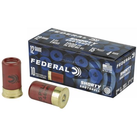 Federal - Federal Shorty Shotshell 12 Gauge Buckshot 4 Buck - 10 Rounds
