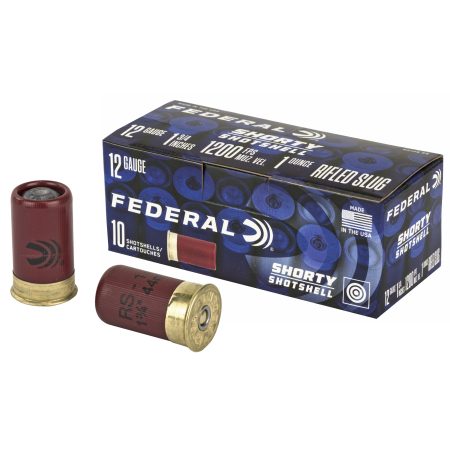 Federal - Federal Shorty Shotshell 12 Gauge Rifled Slug – 1.75 Inch, 10 Rounds per Box