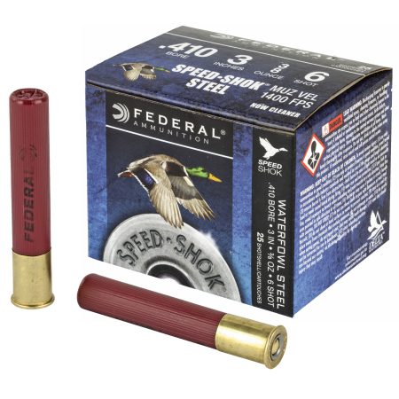 Federal - Federal Speed-Shok Steel Shot 410 Bore 3 Inch #6 - 25 Rounds per Box