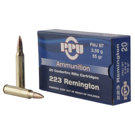 Prvi Partizan - Prvi Partizan PPU 223 Remington Soft Point Rifle Ammunition - 55 Grain, Box of 20