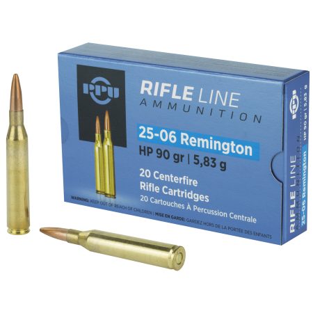 Prvi Partizan - Prvi Partizan PPU 25-06 Remington Hollow Point Rifle Ammunition, 90 Grain - 20 Rounds per Box