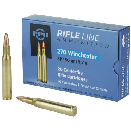 Prvi Partizan - Prvi Partizan PPU 270 Winchester Soft Point Ammunition - 150 Grain, 20 Rounds per Box