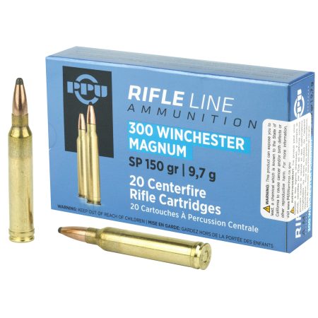 Prvi Partizan - Prvi Partizan PPU 300 Winchester Magnum Soft Point Ammunition - 150 Grain, 20 Rounds per Box