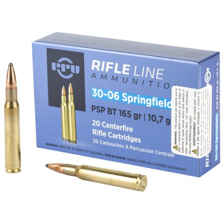 Prvi Partizan - Prvi Partizan PPU 30-06 Springfield Pointed Soft Point Ammunition – 165 Grain, 20 Rounds per Box