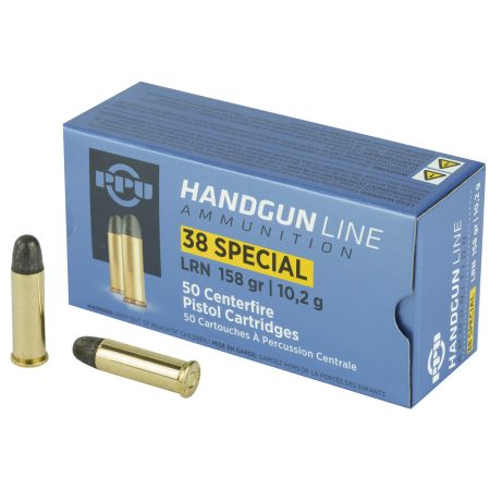 Prvi Partizan - Prvi Partizan PPU 38SPL Lead Round Nose Ammunition - 158 Grain, 50 Rounds per Box